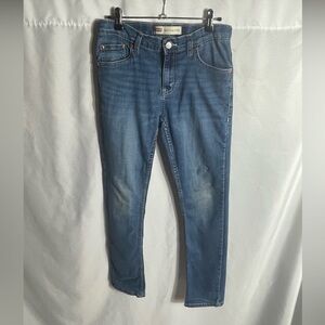 Levi’s 512 Slim Taper Jeans Youth Boys 14 Regular W27 L29 Blue Denim Skinny Fit